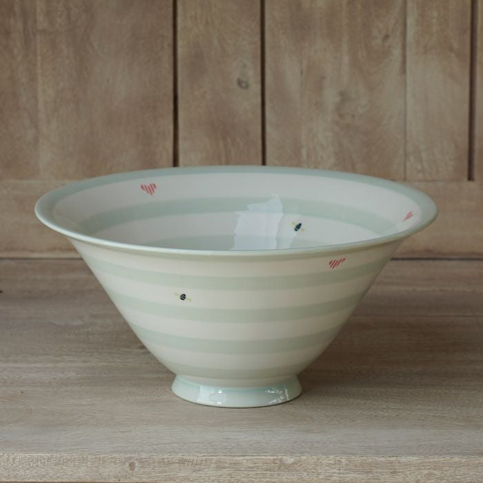Susie Watson pottery Honey Bees Salad Bowl