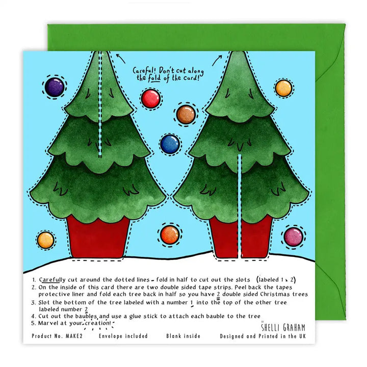 Make Your Own Christmas Tree Card