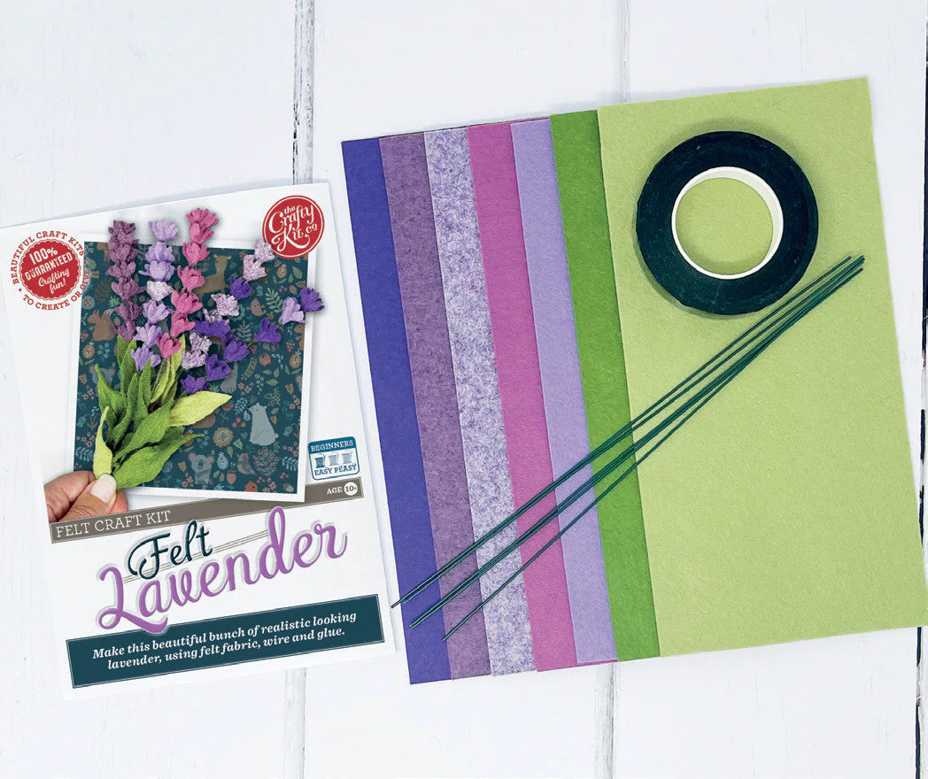 Felt Lavender Craft Kit from The Crafty Kit Co. Made in Scotland