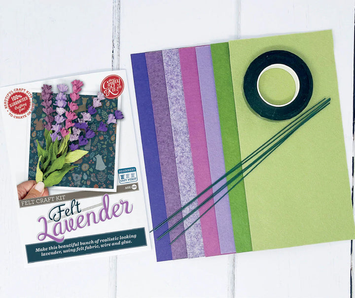 Felt Lavender Craft Kit from The Crafty Kit Co. Made in Scotland
