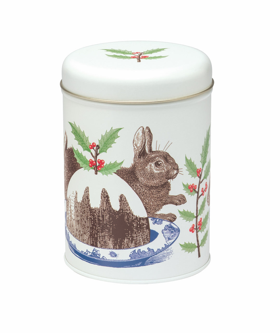 Rabbit & Pudding Round Caddy