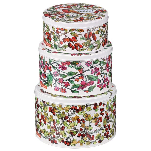 Emma Bridgewater Birds in the Hedgerow Set of 3 Round Cake Tins