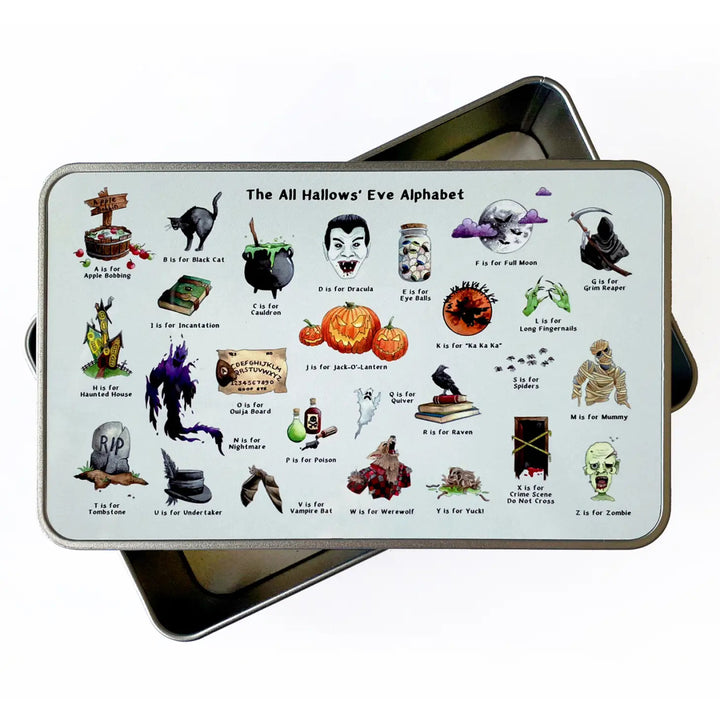 The Halloween Alphabet Storage Tin