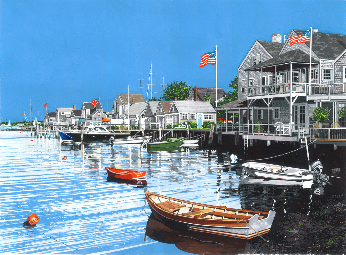 Restful Harbour by Roger Bigg Jigsaw Puzzle by JHG Puzzles.