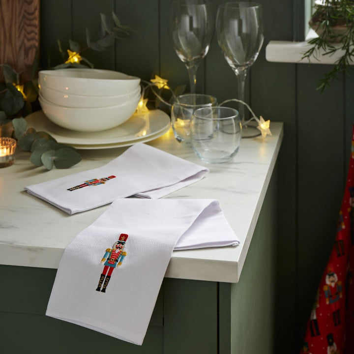 Nutcracker Recycled Cotton Napkin 2 pack.
