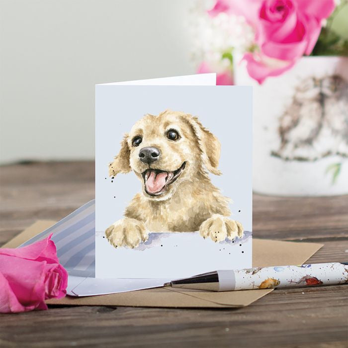 'Golden Boy' Labrador' Gift Enclosure Card by Wrendale Designs