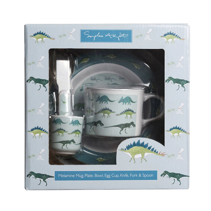 Dinosaur Melamine Set by Sophie Allport