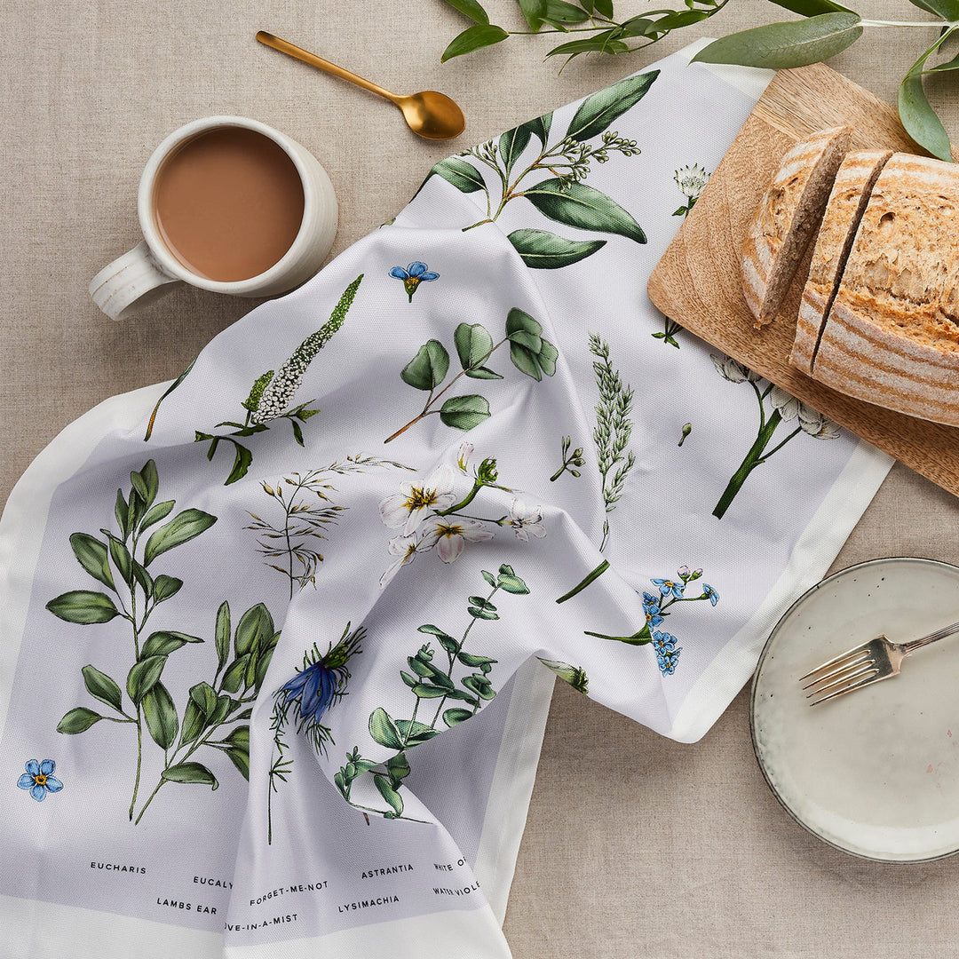 Ethereal Tea Towel - Light Blue