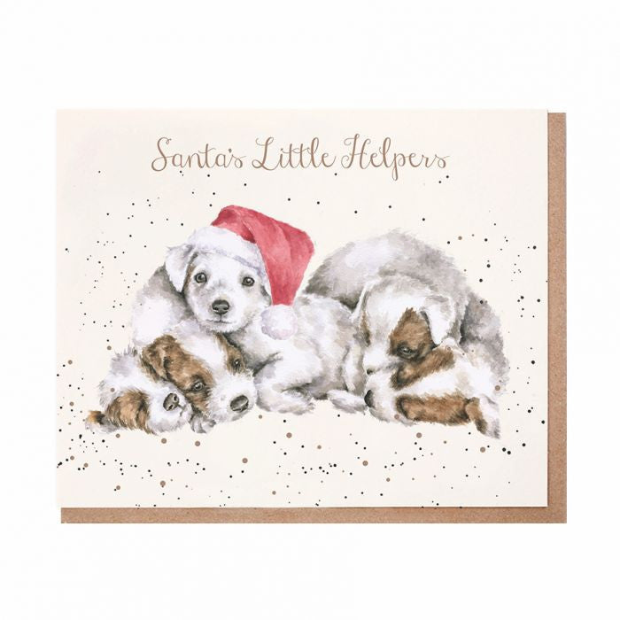  'Santa's Little Helpers' Christmas Greetings Card