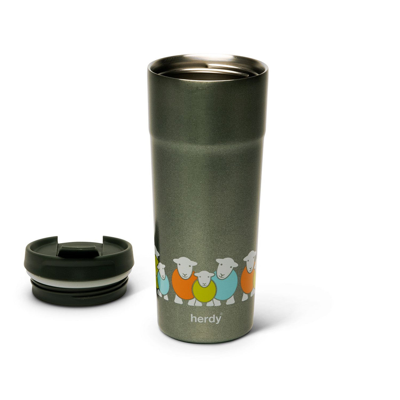 herdy Marra stainless steel vacuum travel mug.