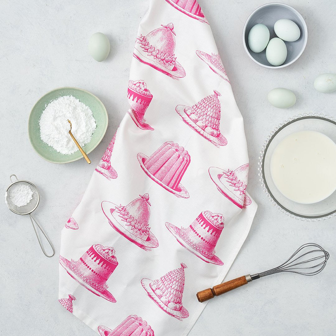 Thornback & Peel Jelly & Cake 100% Cotton Tea Towel