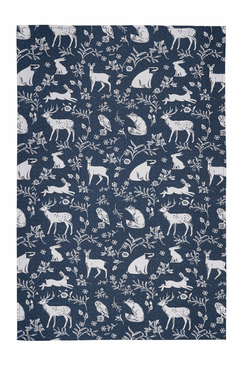 Forest Friends Cotton Tea Towel Twin Pack by Ulster Weavers