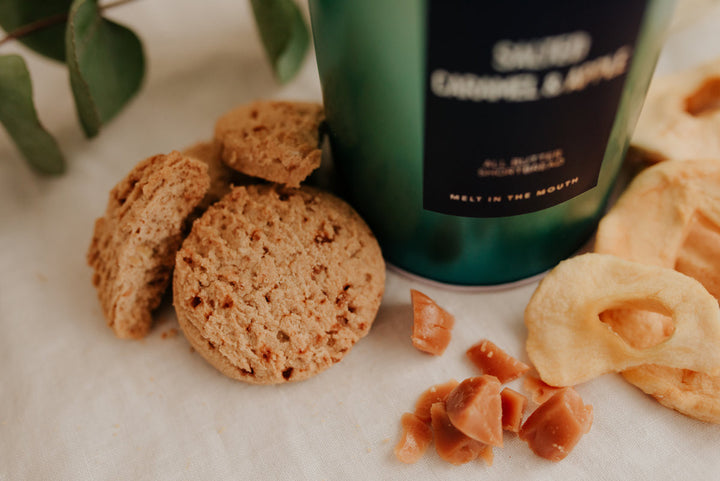 Dean's Salted Caramel & Apple All Butter Shortbread