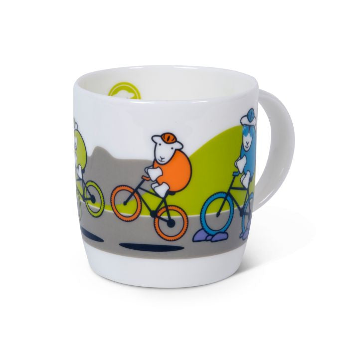 herdy cycling mug. Made in England.