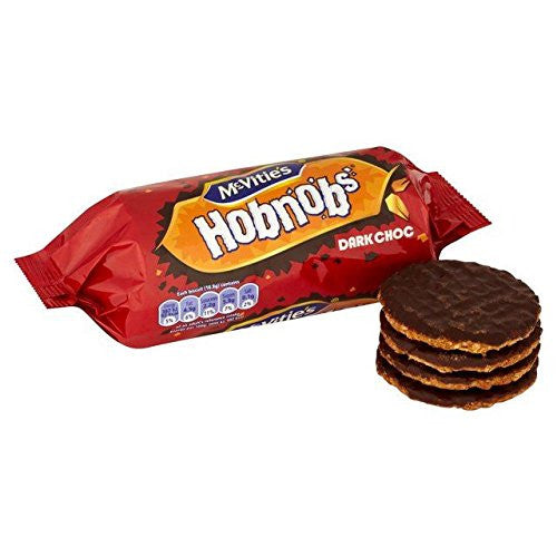 Classic McVitae's Dark Chocolate Hobnob Biscuits