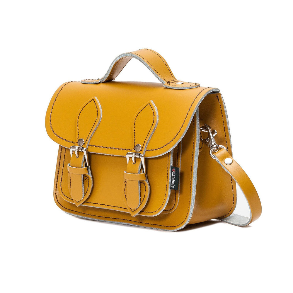 Handmade Leather Micro Satchel by Zatchels.