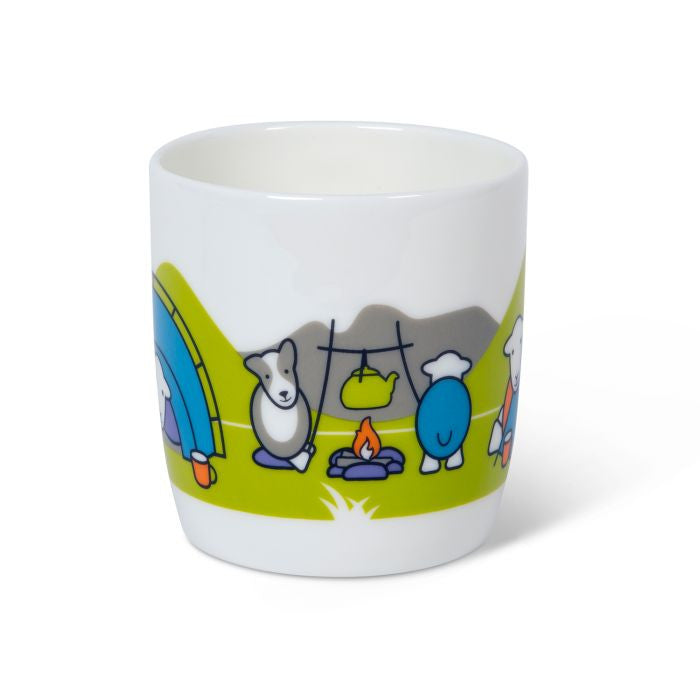 herdy camper mug. Made in England.