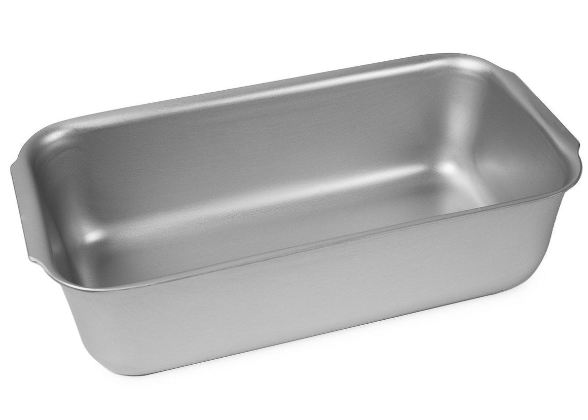 2lb Loaf Pan with Rounded Corners from Silverwood Bakeware. Handmade in the UK.