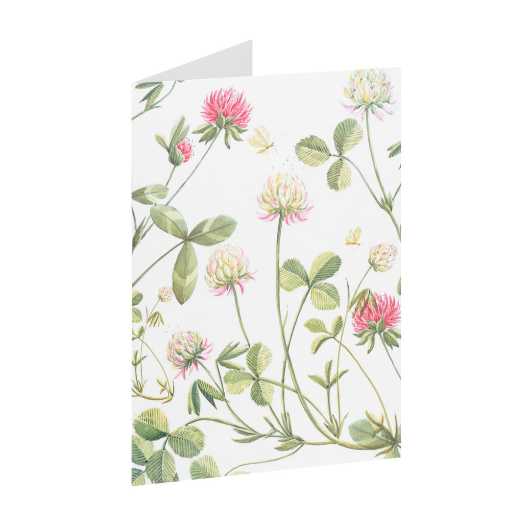 Clover Greeting Card by Jane Abbott Designs