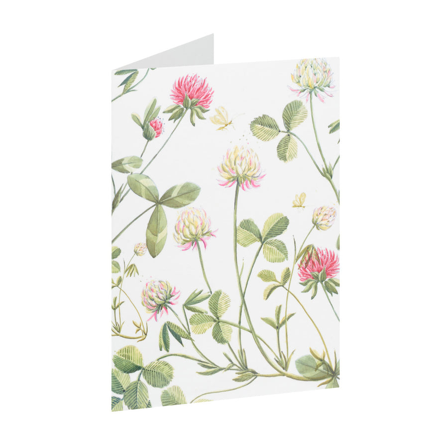 Clover Greeting Card by Jane Abbott Designs