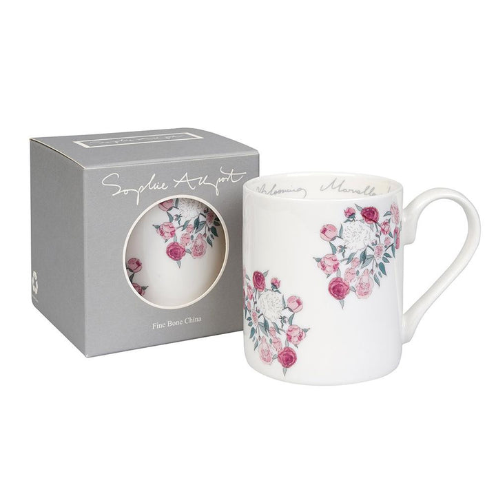 Sophie Allport Peony Blooming Marvelous Mug boxed