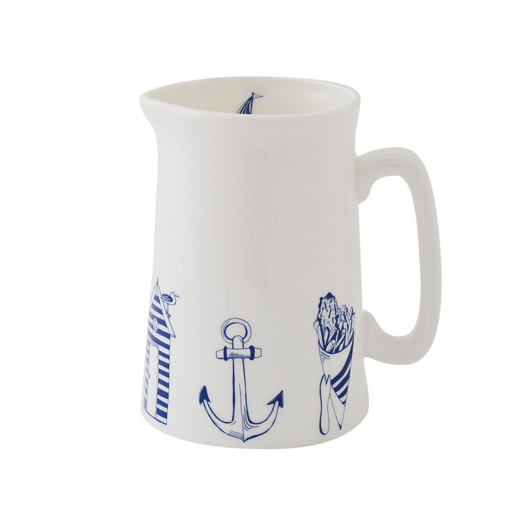 Bone china Nautical half pint jug from Victoria Eggs.