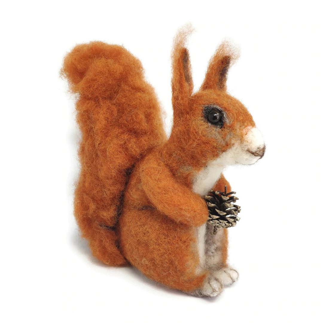 Highland Red Squirrel Needle Felting Kit from The Crafty Kit Co. Made in Scotland