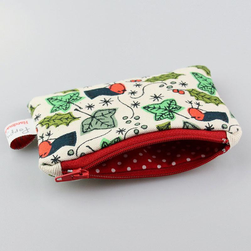 Christmas coin purse by Poppy Treffry.