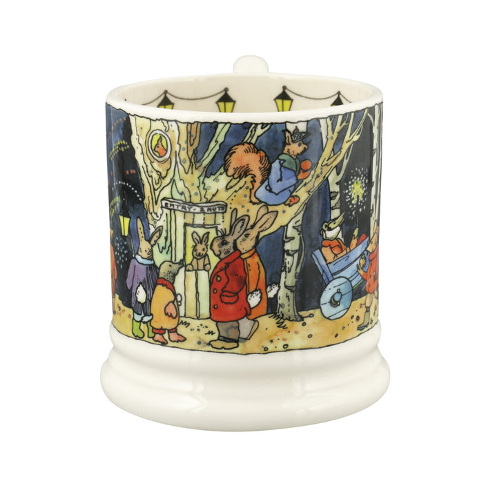 Emma Bridgewater Year In The Country Fireworks 1/2 pint mug. Hand made in England.