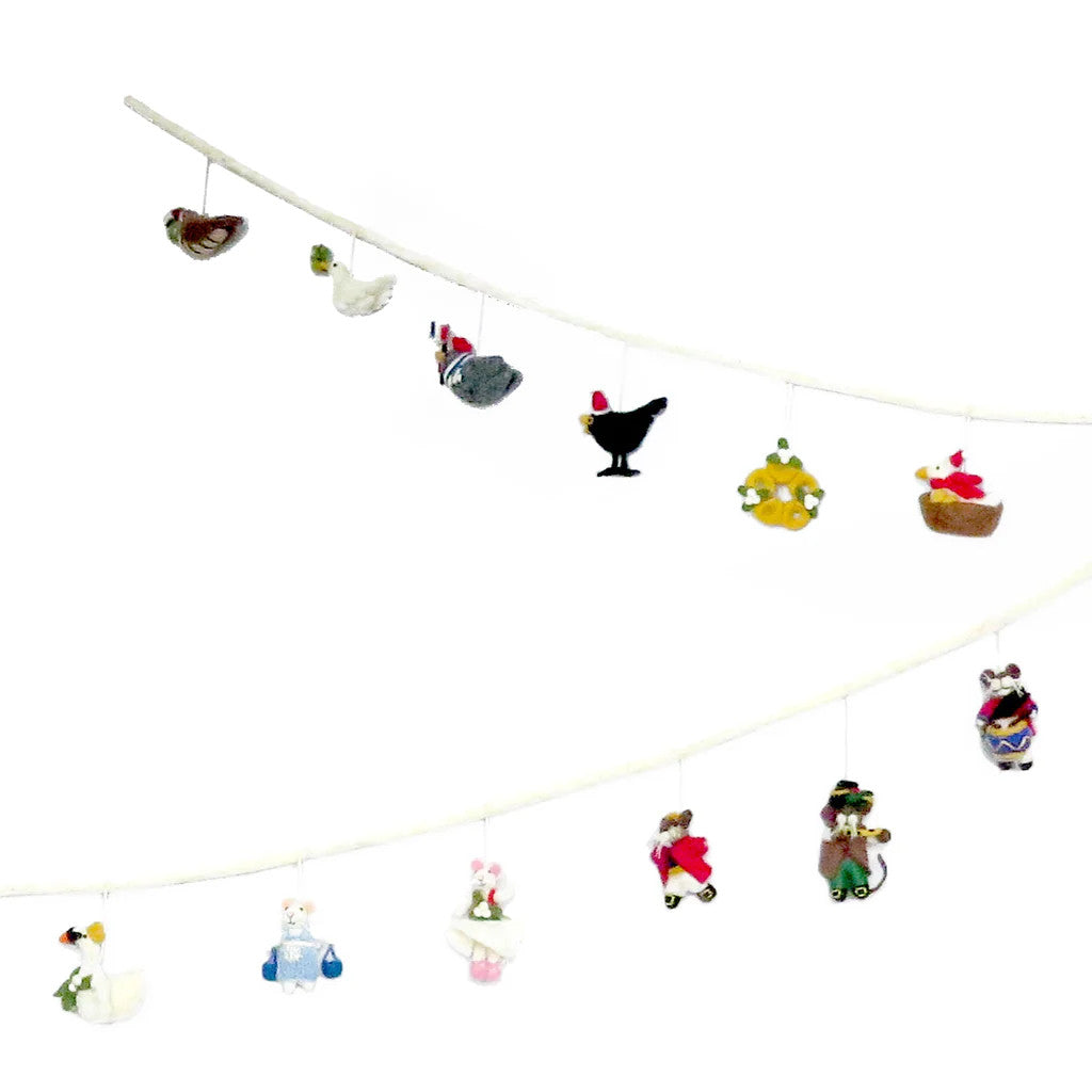 12 Days of Christmas Garland