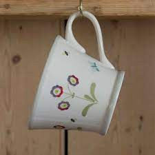 Susie Watson pottery Dark Red Auricula Conical Mug. 