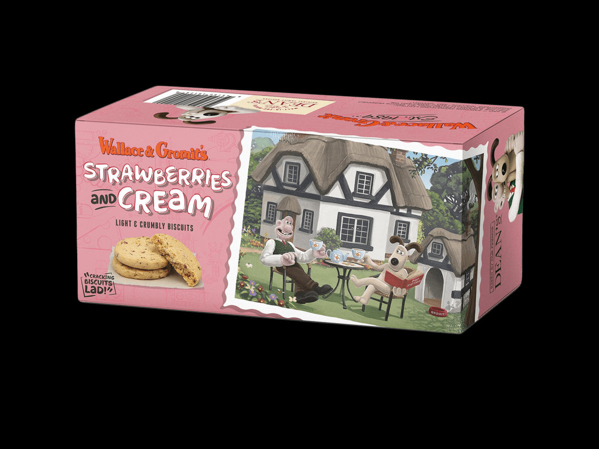 Wallace & Gromit Strawberries & Cream Cookies