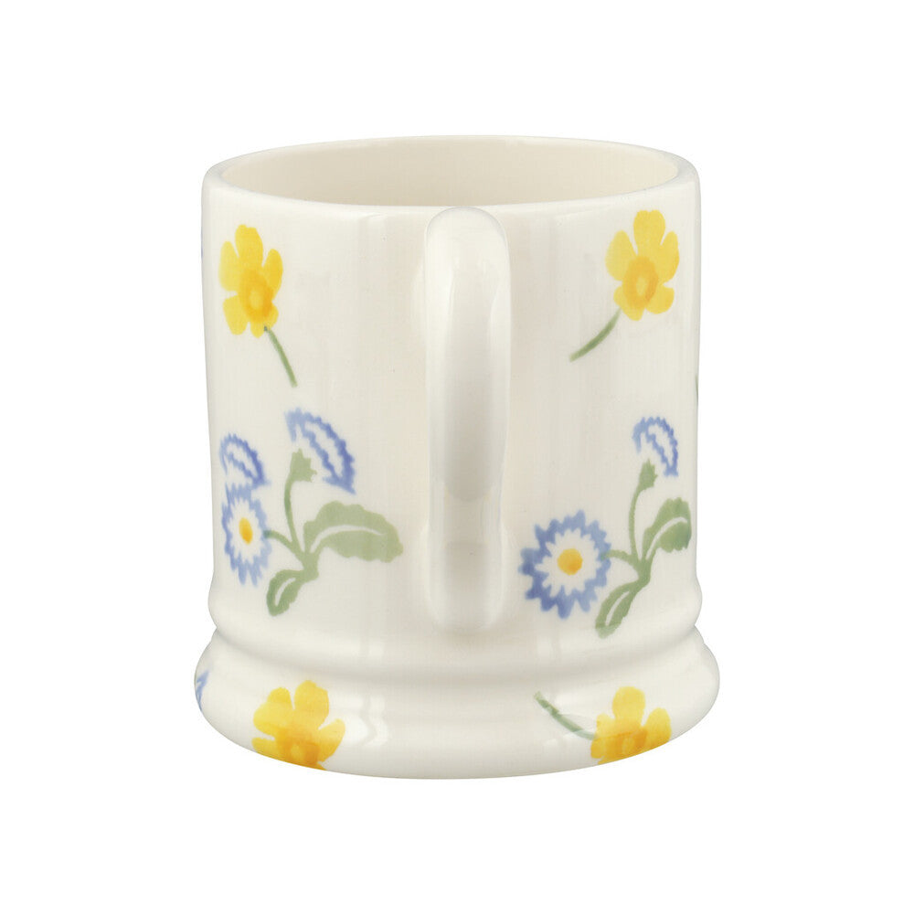 Emma Bridgewater Buttercup & Daisies Half Pint Mug. Handmade in England.
