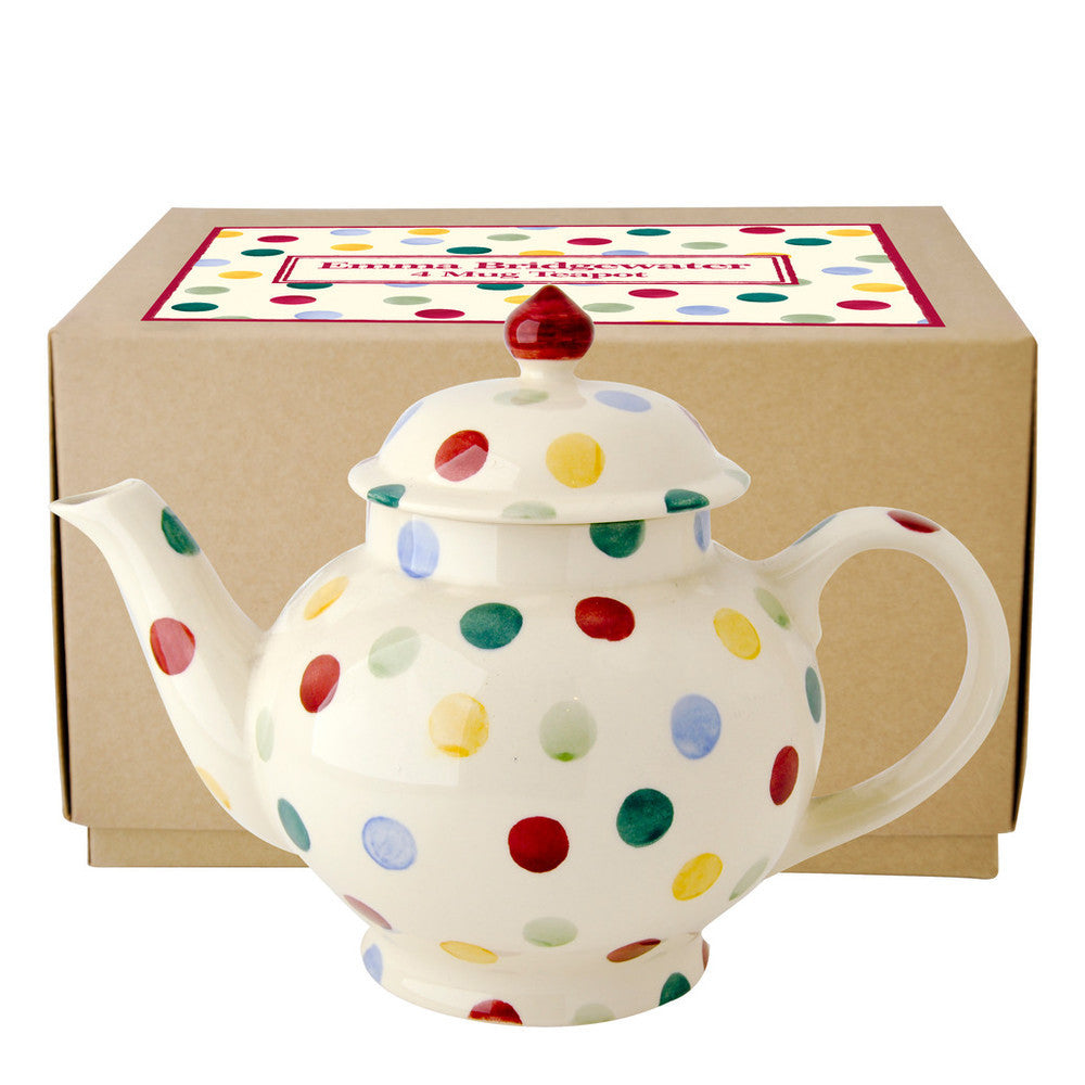 Emma Bridgewater Polka Dot 4 cup teapot.