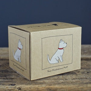 Pottery Westie mug from Sweet William Designs.