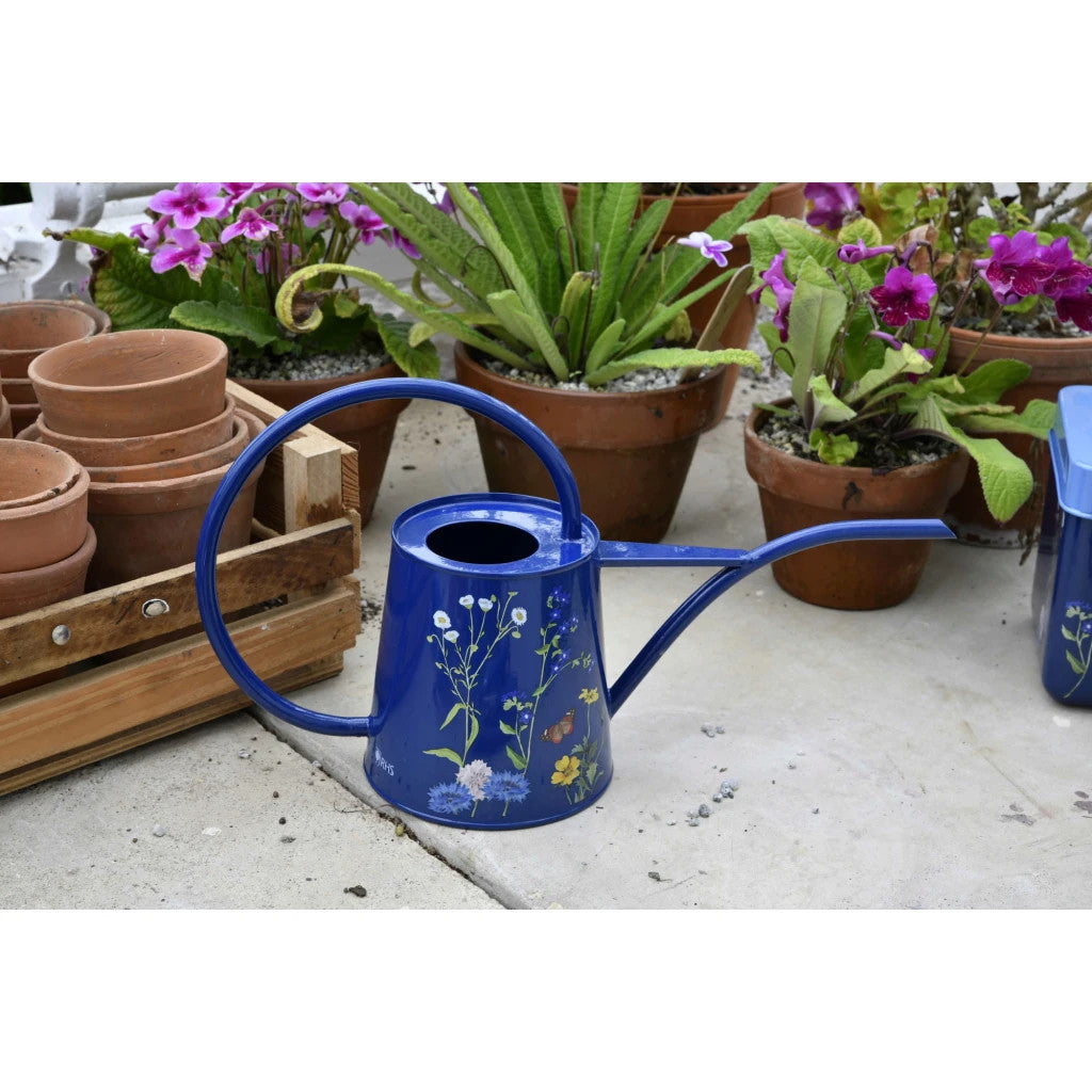 RHS British Meadow Indoor Watering Can by Burgon & Ball.
