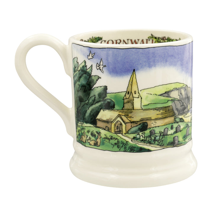 Landscapes of Dreams Cornish Beaches 1/2 Pint Mug