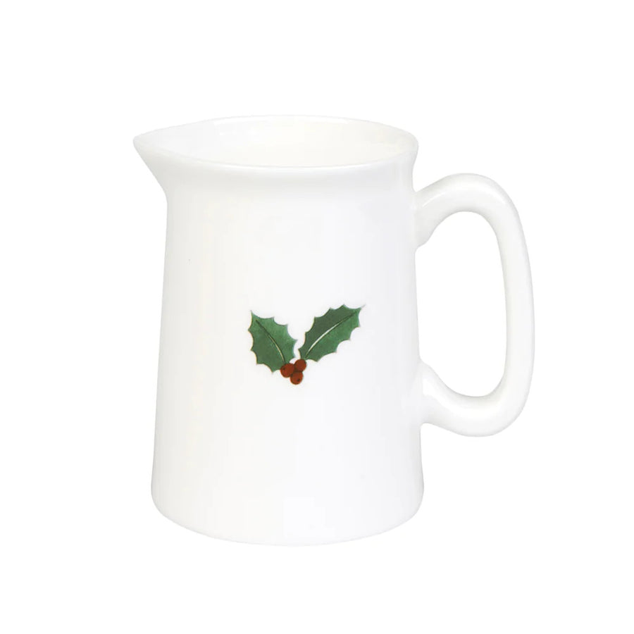 Holly and Berry Mini Jug by Sophie Allport.