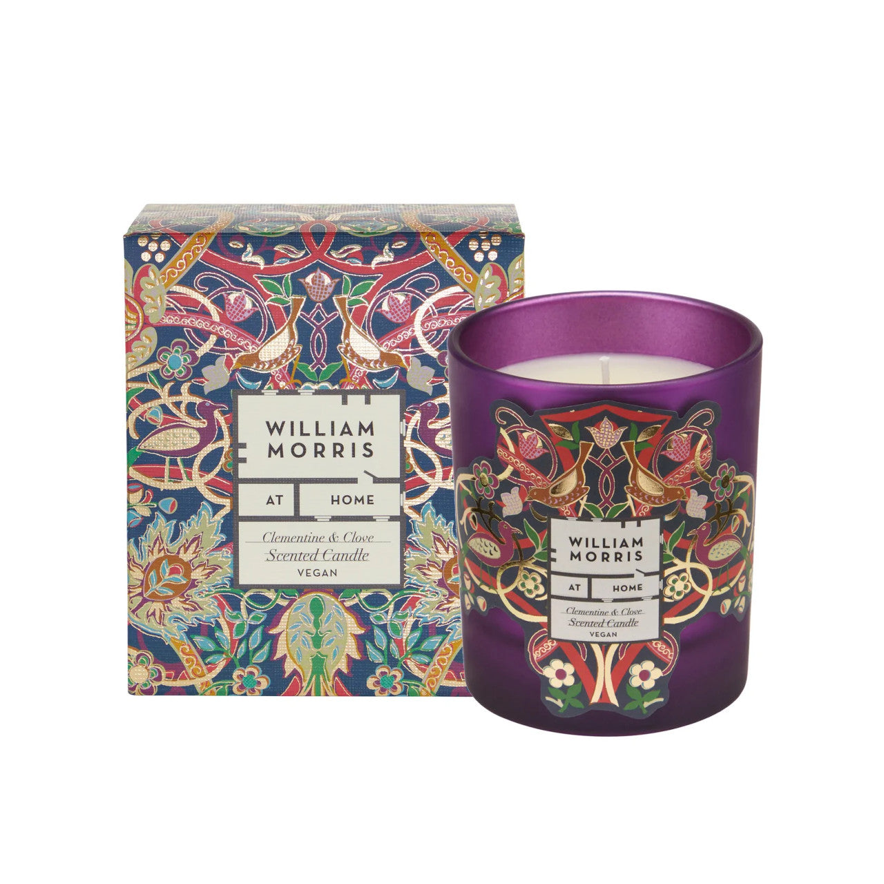 William Morris Clementine and Clove Scented Candle.