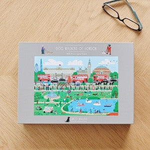 Dog Walkers of London Jigsaw Puzzle by Sweet William