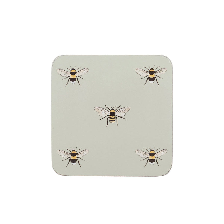Bees set of 4 coasters from Sophie Allport