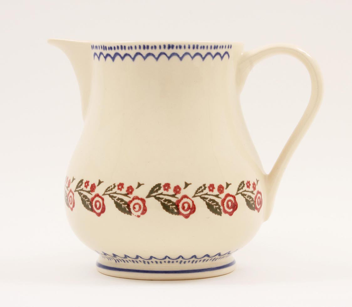 Brixton Pottery Creeping Briar small pottery jug.