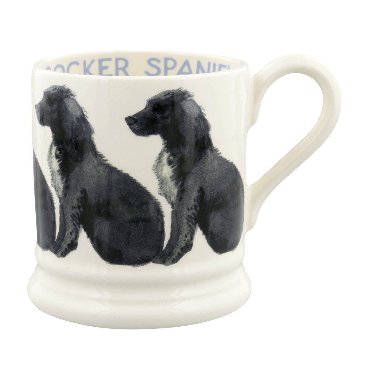 Handmade Cocker Spaniel 1/2 pint mug by Emma Bridgewater.