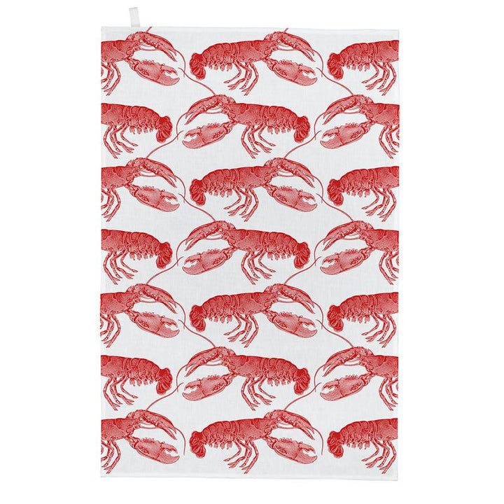 Thornback & Peel Lobster 100% Cotton Tea Towel