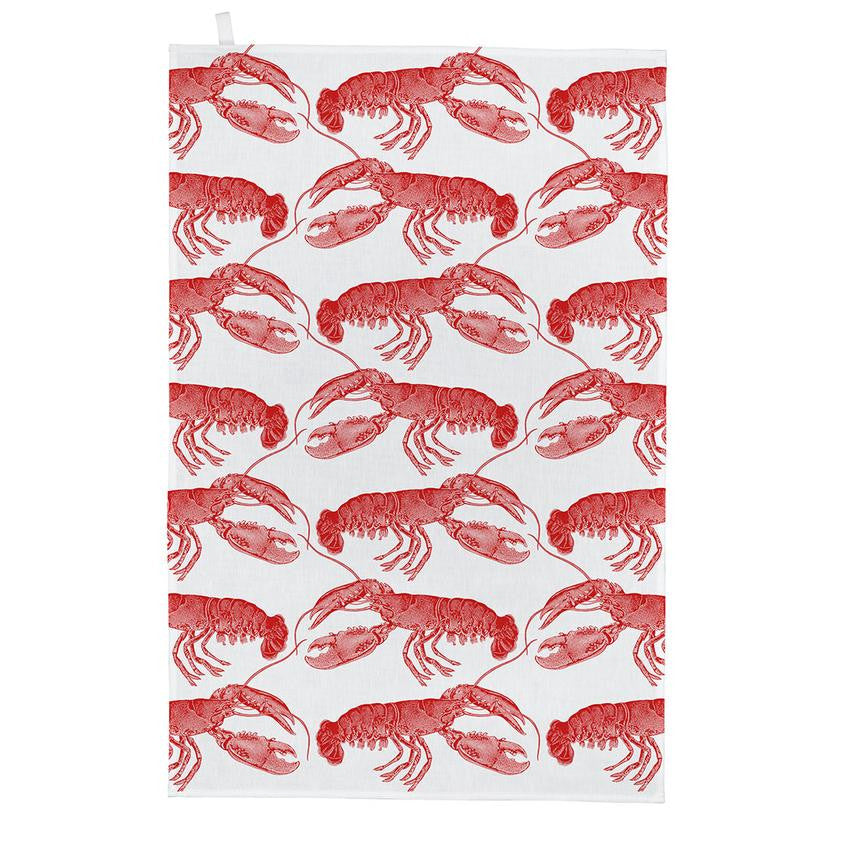 Thornback & Peel Lobster 100% Cotton Tea Towel