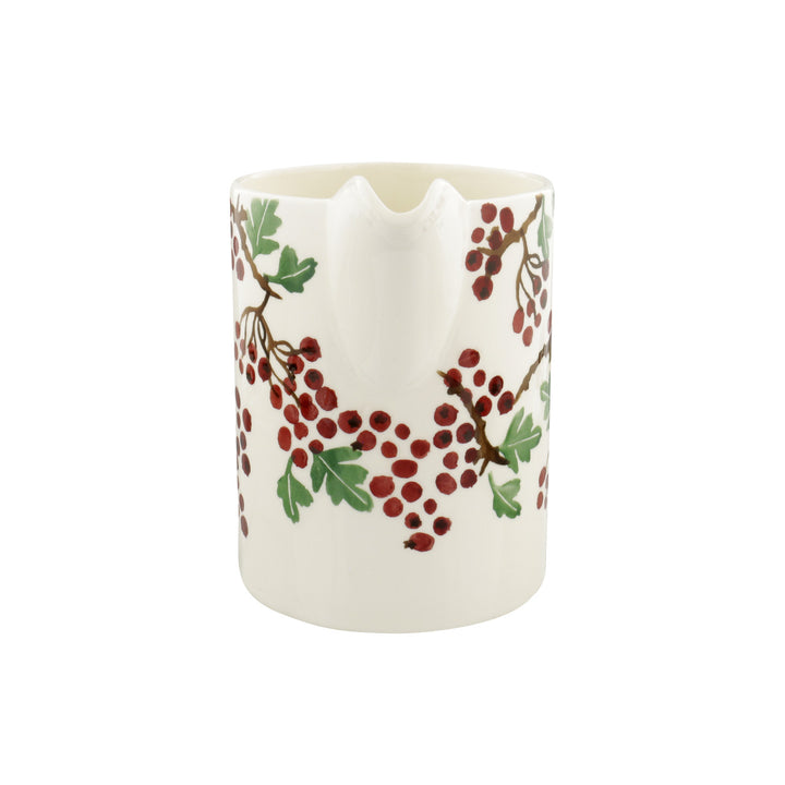 Emma Bridgewater Hawthorn Berries Large Straight Jug. Handmade in England. 