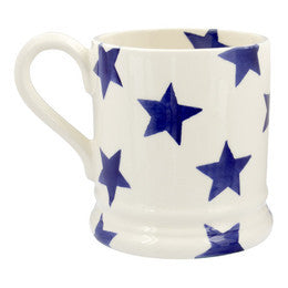Emma Bridgewater Blue Star Half Pint Mug Image