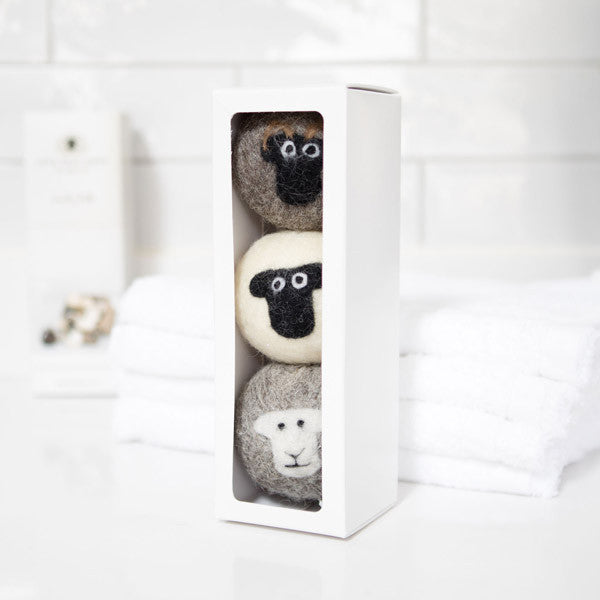 Little Beau Sheep Wool Dryer Balls - pack of 3