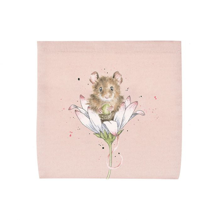 'Oops A Daisy' Mouse Foldable Shopping Bag by Wrendale Designs