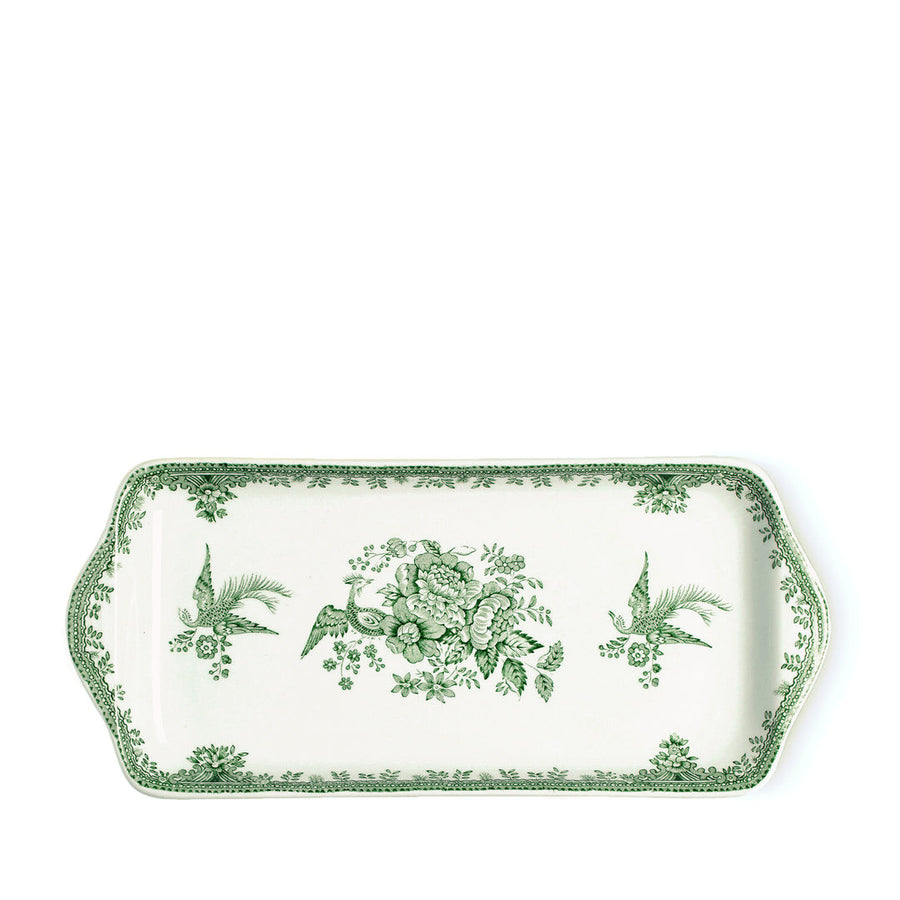 Dark Green Asiatic Pheasants Sandwich Tray by Burleigh.